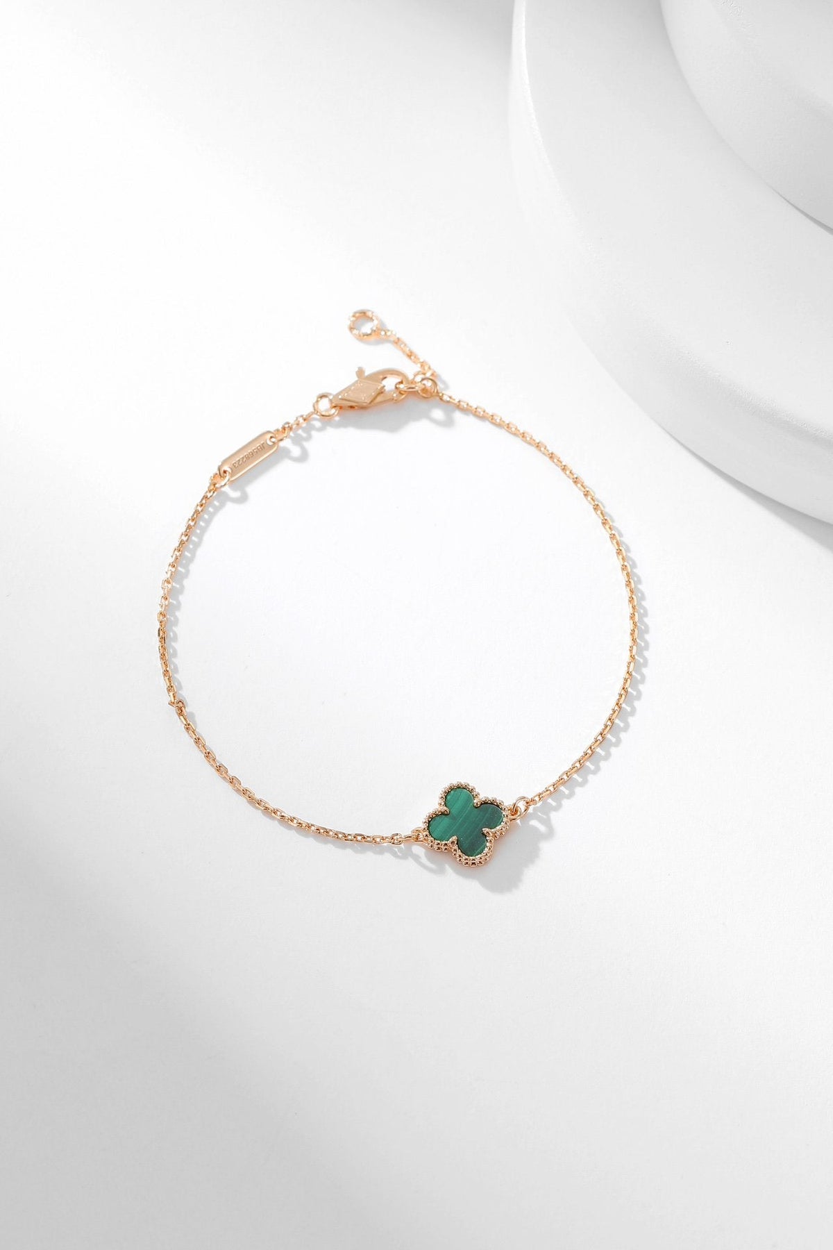 [Royal Jewellery]CLOVER BRACELET MALACHITE 1 MOTIF