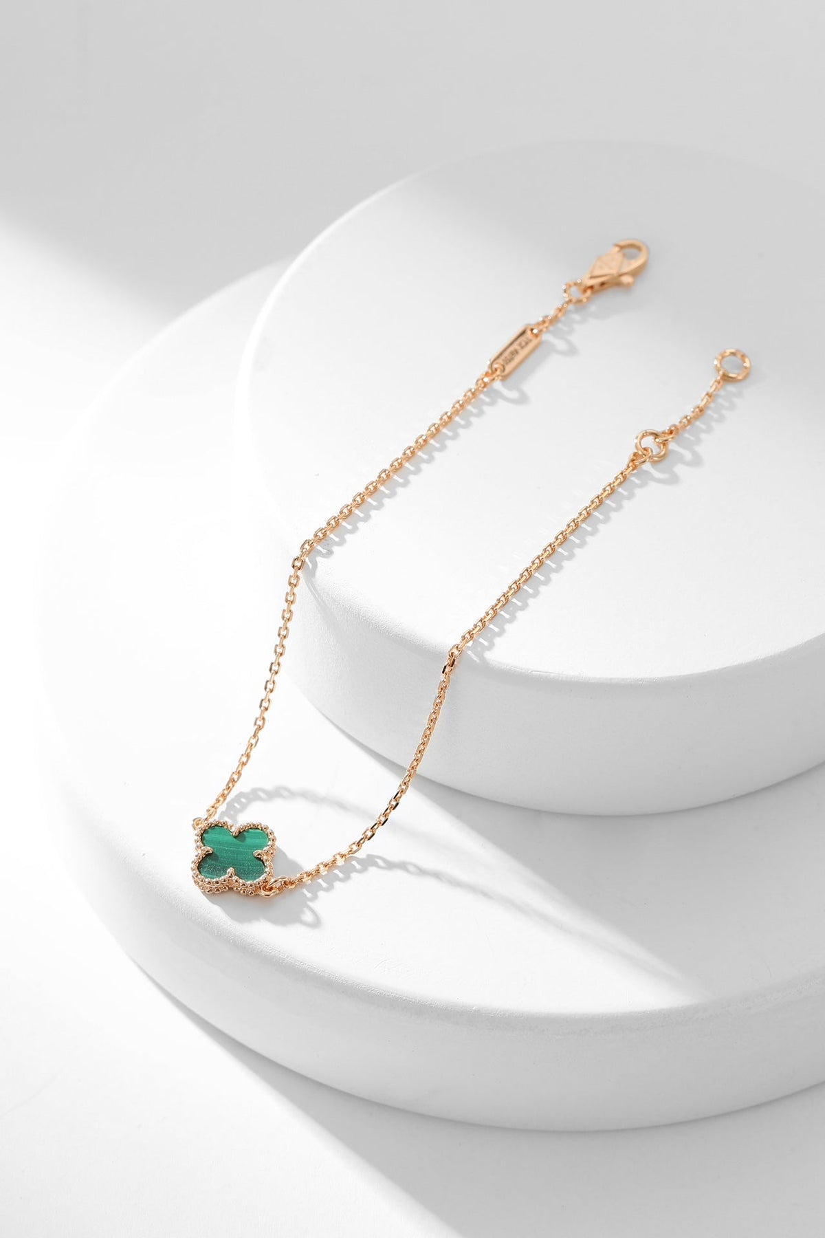 [Royal Jewellery]CLOVER BRACELET MALACHITE 1 MOTIF