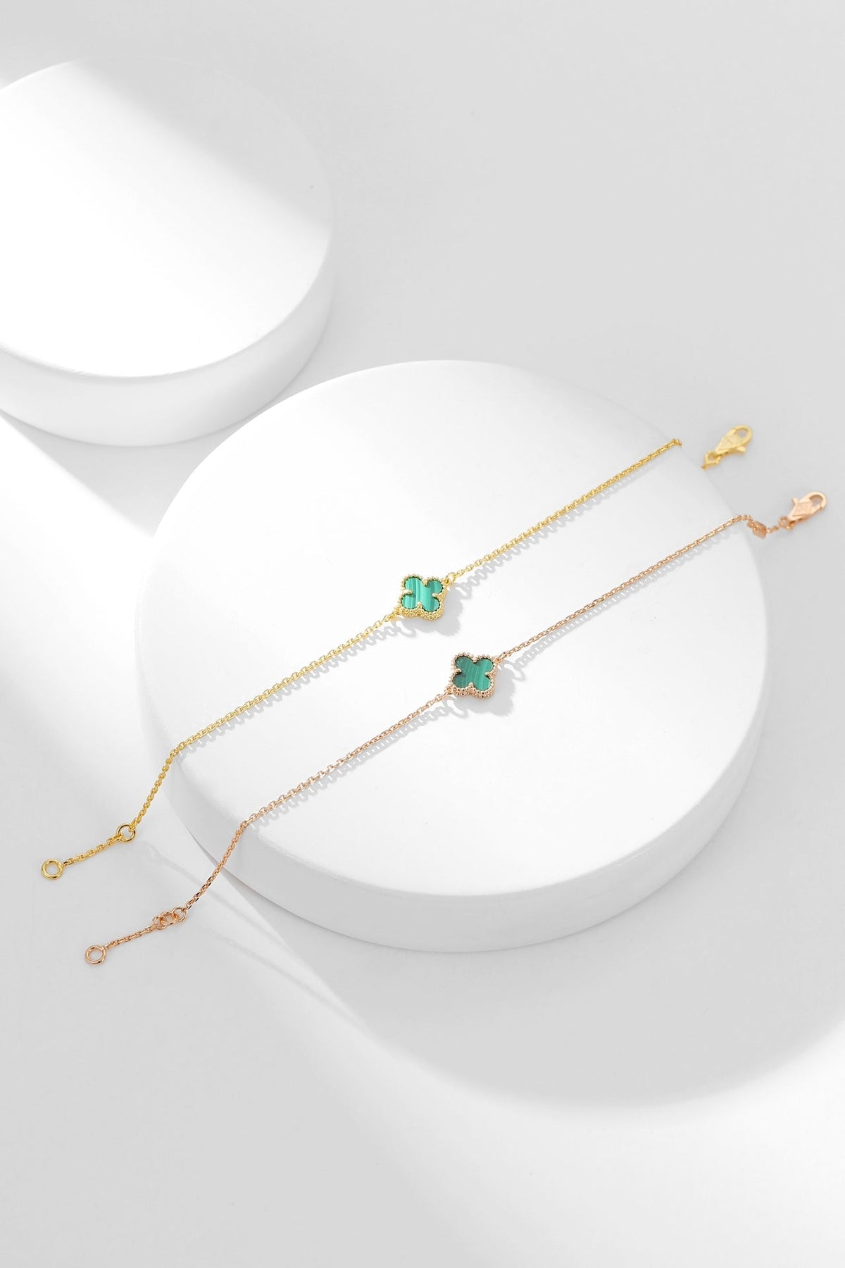 [Royal Jewellery]CLOVER BRACELET MALACHITE 1 MOTIF