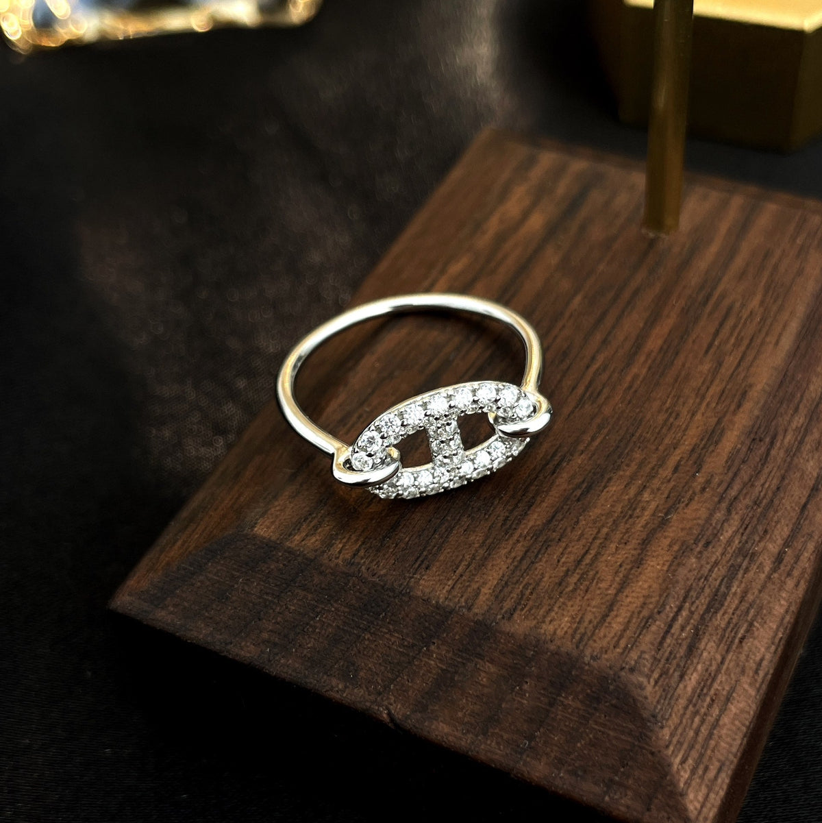 [Royal Jewellery]RONDE SMALL SILVER DIAMOND RING