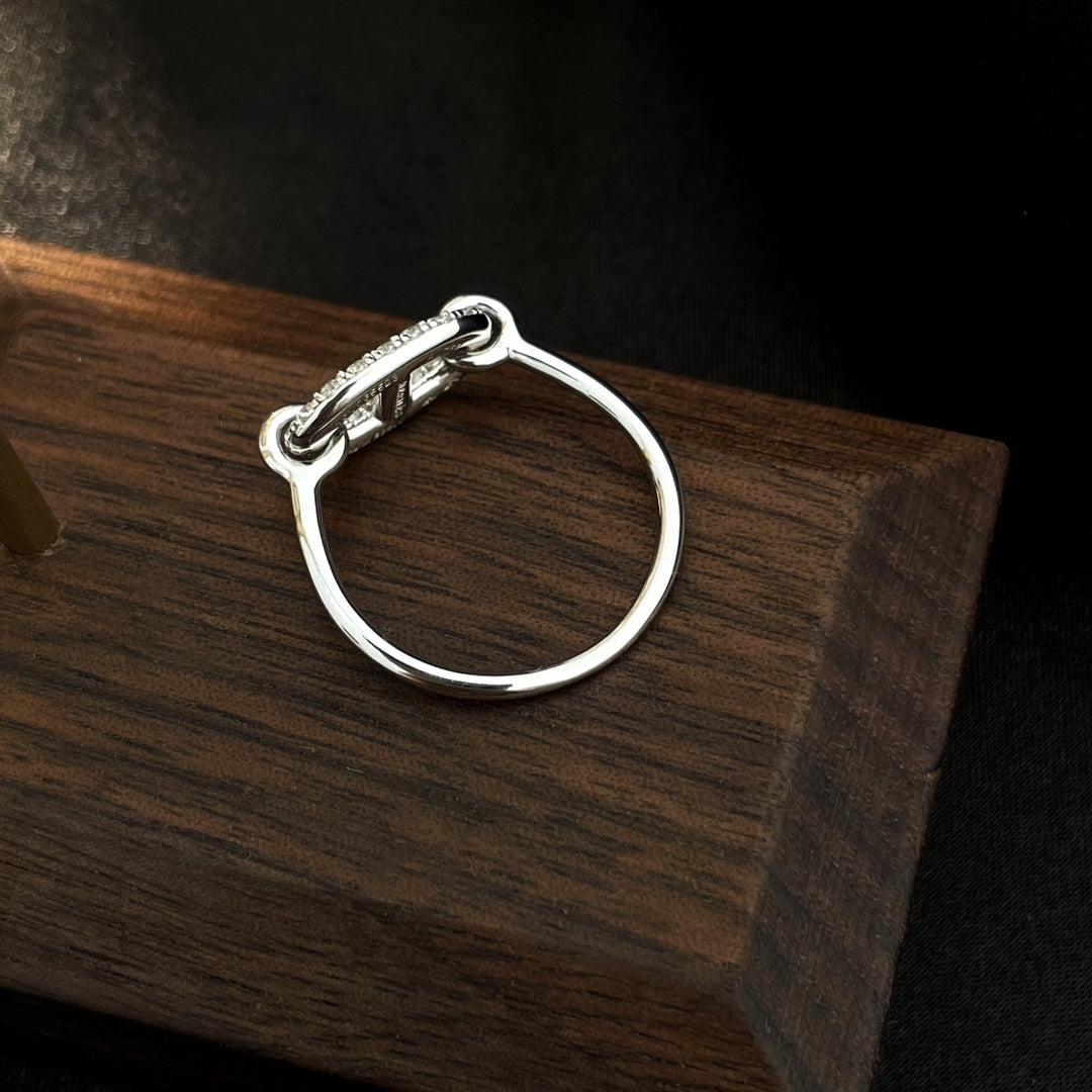[Royal Jewellery]RONDE SMALL SILVER DIAMOND RING