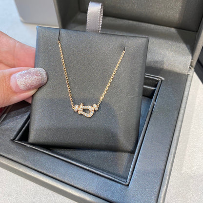 [Royal Jewellery]FORCE 10 DIAMOND PINK GOLD NECKLACE MINI MODEL