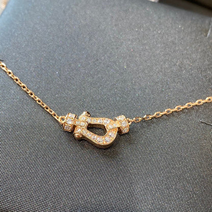 [Royal Jewellery]FORCE 10 DIAMOND PINK GOLD NECKLACE MINI MODEL