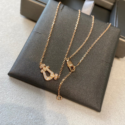 [Royal Jewellery]FORCE 10 DIAMOND PINK GOLD NECKLACE MINI MODEL