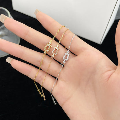 [Royal Jewellery]FORCE 10 FULL DIAMOND BUCKLE CHAIN LINK MINI MODEL