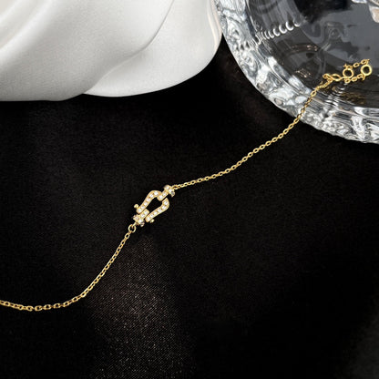 [Royal Jewellery]FORCE 10 FULL DIAMOND BUCKLE CHAIN LINK MINI MODEL