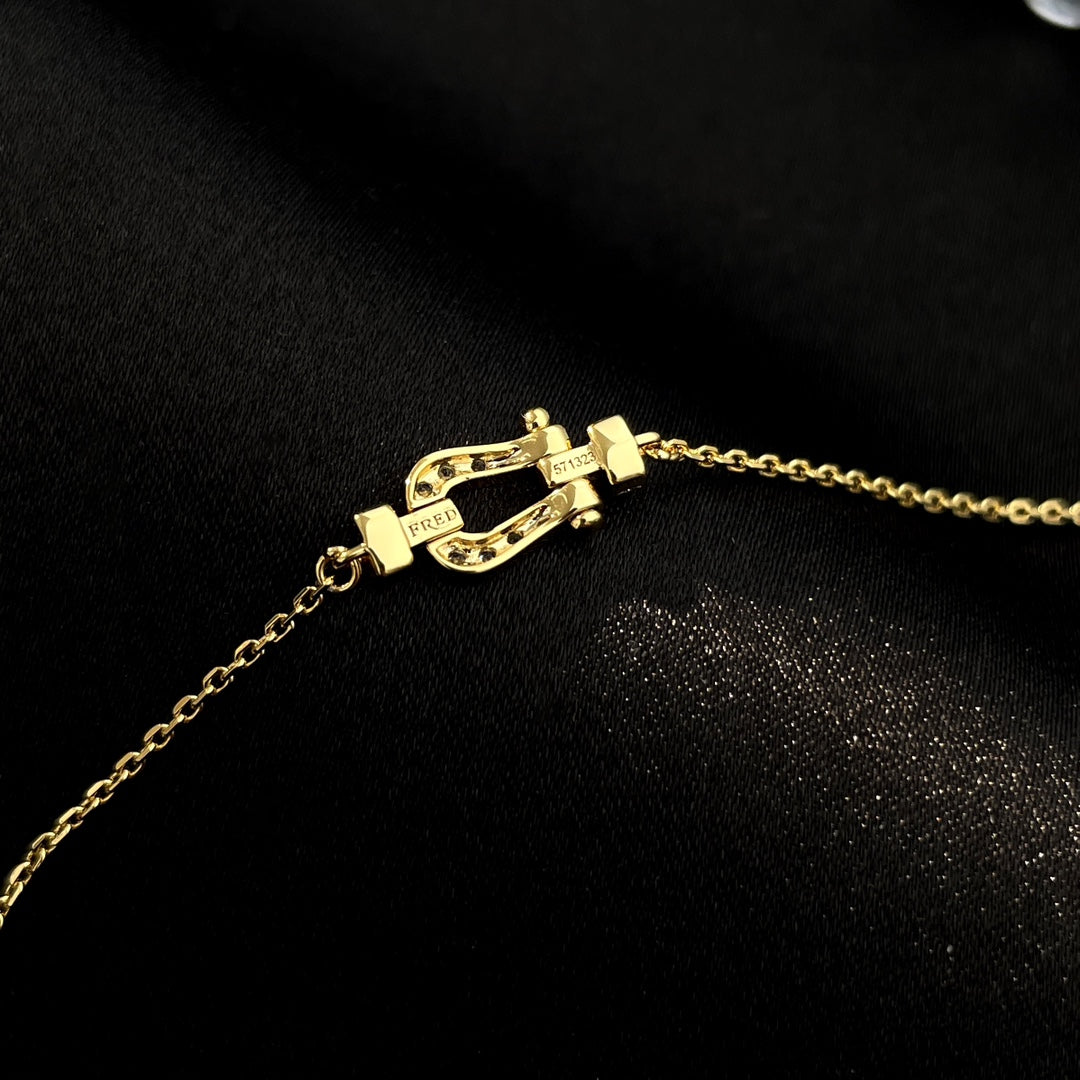 [Royal Jewellery]FORCE 10 FULL DIAMOND BUCKLE CHAIN LINK MINI MODEL