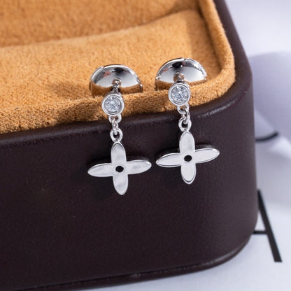 [Royal Jewellery]VIDYLLE SILVER DIAMOND MINI DROP EARRINGS