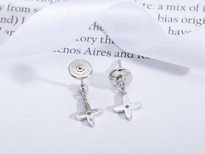 [Royal Jewellery]VIDYLLE SILVER DIAMOND MINI DROP EARRINGS