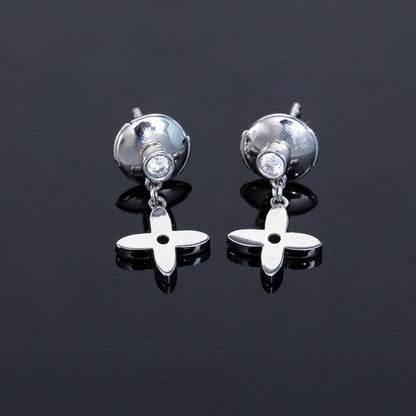 [Royal Jewellery]VIDYLLE SILVER DIAMOND MINI DROP EARRINGS