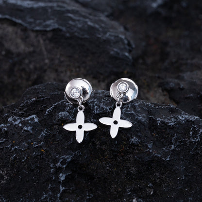 [Royal Jewellery]VIDYLLE SILVER DIAMOND MINI DROP EARRINGS
