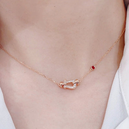 [Royal Jewellery]FORCE 10 DIAMOND PINK GOLD NECKLACE