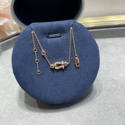 [Royal Jewellery]FORCE 10 DIAMOND CHAIN LINK PINK GOLD BRACELET