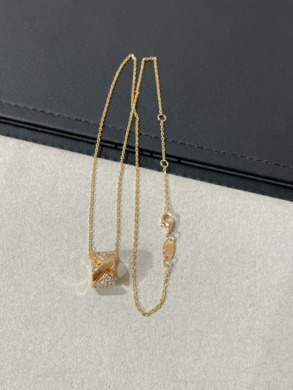 [Royal Jewellery]LIENS EVIDENCE DIAMOND PAVED NECKLACE