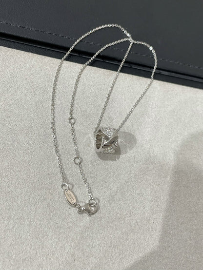 [Royal Jewellery]LIENS EVIDENCE DIAMOND PAVED NECKLACE