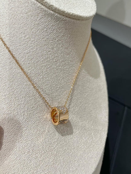 [Royal Jewellery]LIENS EVIDENCE DIAMOND PAVED NECKLACE