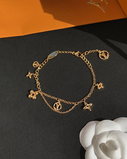 [Royal Jewellery]BLOOMING PINK GOLD MOP BRACELET