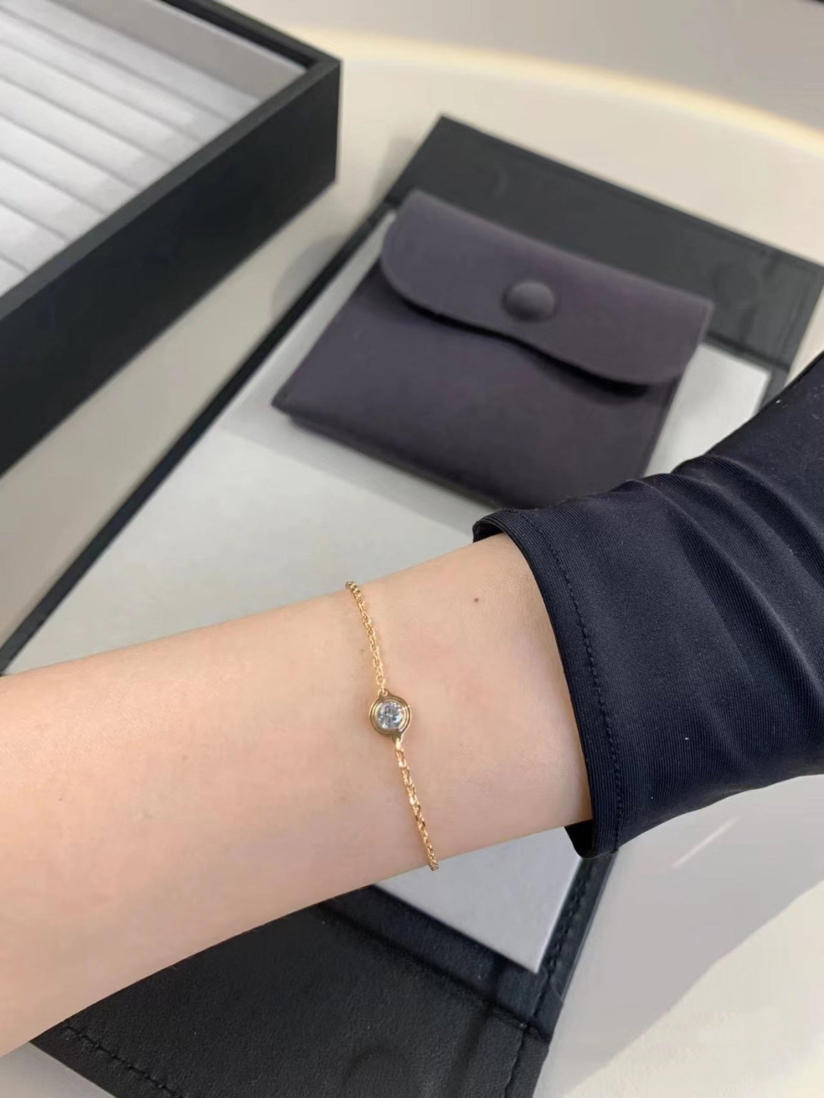 [Royal Jewellery]DAMOUR DIAMOND LINK BRACELET