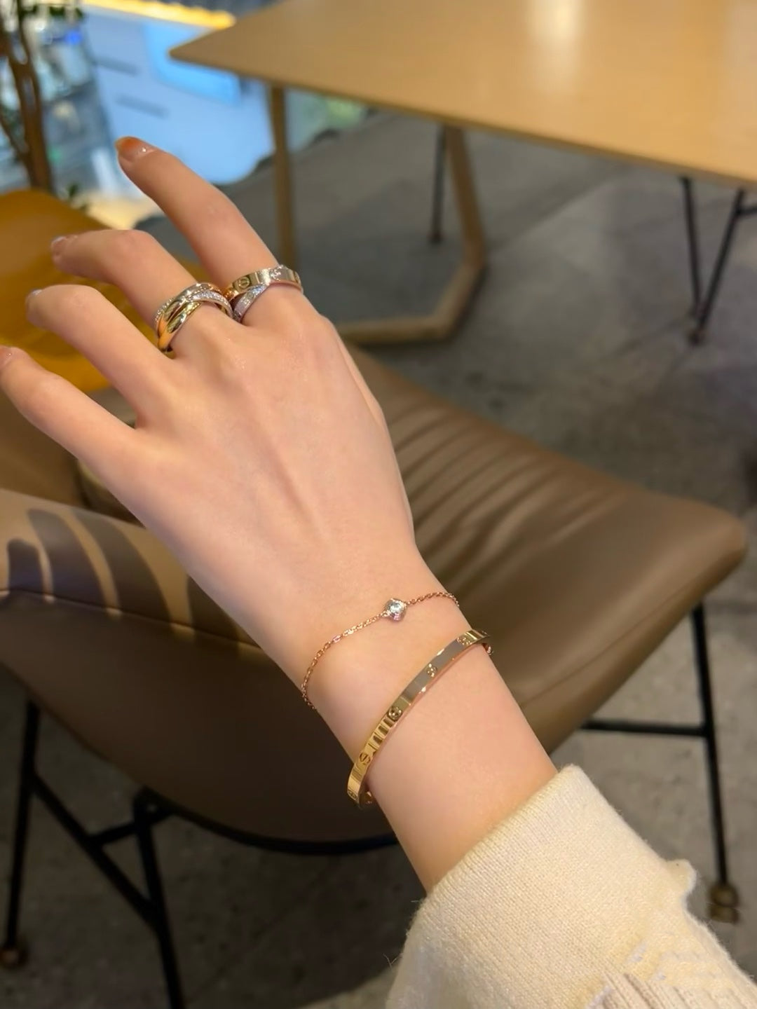 [Royal Jewellery]DAMOUR DIAMOND LINK BRACELET