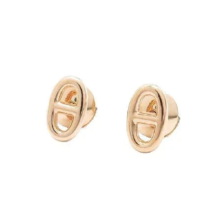 [Royal Jewellery]CHAINE SMALL EARRINGS GOLD AND SILVER