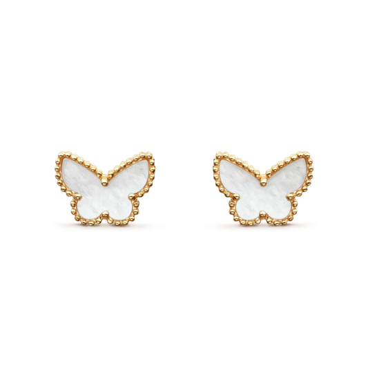 [Royal Jewellery]SWEET BUTTERFLY MOP EARSTUDS