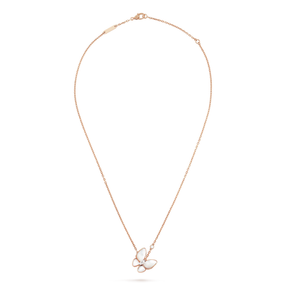 [Royal Jewellery]BUTTERFLY MOP DIAMOND NECKLACE