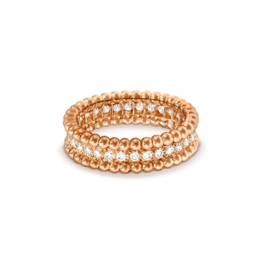 [Royal Jewellery]PERLEE DIAMOND ROSE GOLD RING