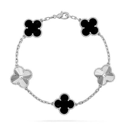 [Royal Jewellery] CLOVER 5 MOTIF ONYXS BRACELET COLLECTION