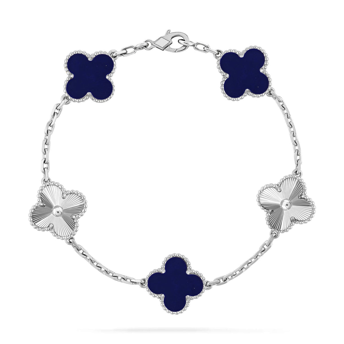 [Royal]CLOVER 5 MOTIF LAPIS LAZULI BRACELET COLLECTION