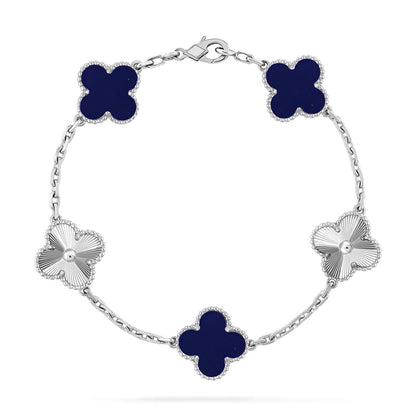 [Royal]CLOVER 5 MOTIF LAPIS LAZULI BRACELET COLLECTION