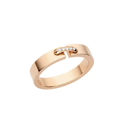 [Royal Jewellery]ALLIANCE LIENS VIDENCE DIAMOND 4MM RING