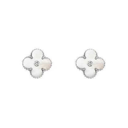 [Royal]CLOVER SILVER 15MM EARRINGS COLLECTION
