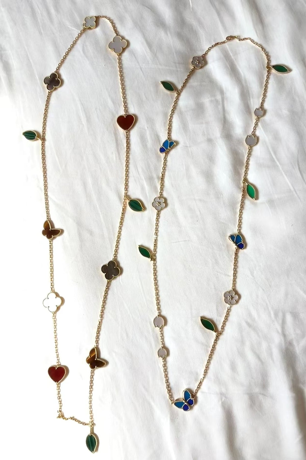 [Royal Jewellery ]LUCKY SPRING GOLD  MOTIFS  NECKLACE