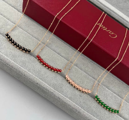 [：Royal Jewellery]CLASH COLLECTION AGATE CHALCEDONY STUD NECKLACE