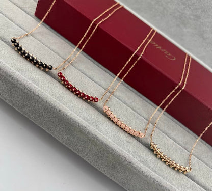 [：Royal Jewellery]CLASH COLLECTION AGATE CHALCEDONY STUD NECKLACE