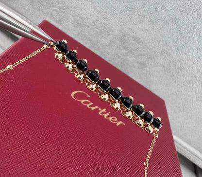 [：Royal Jewellery]CLASH COLLECTION AGATE CHALCEDONY STUD NECKLACE