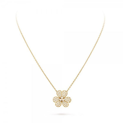 [Royal Jewellery]FLOWER DIAMOND NECKLACE