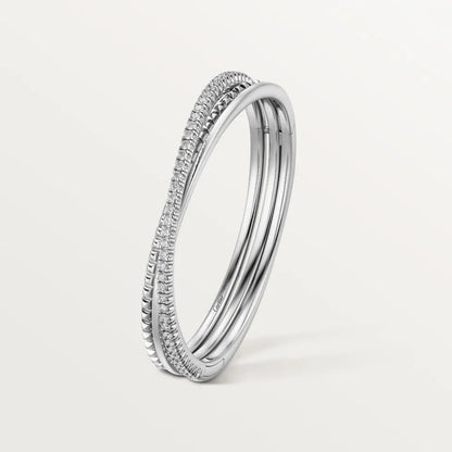 [Royal] ETINCELLE HALF-PAVED DIAMOND BRACELET