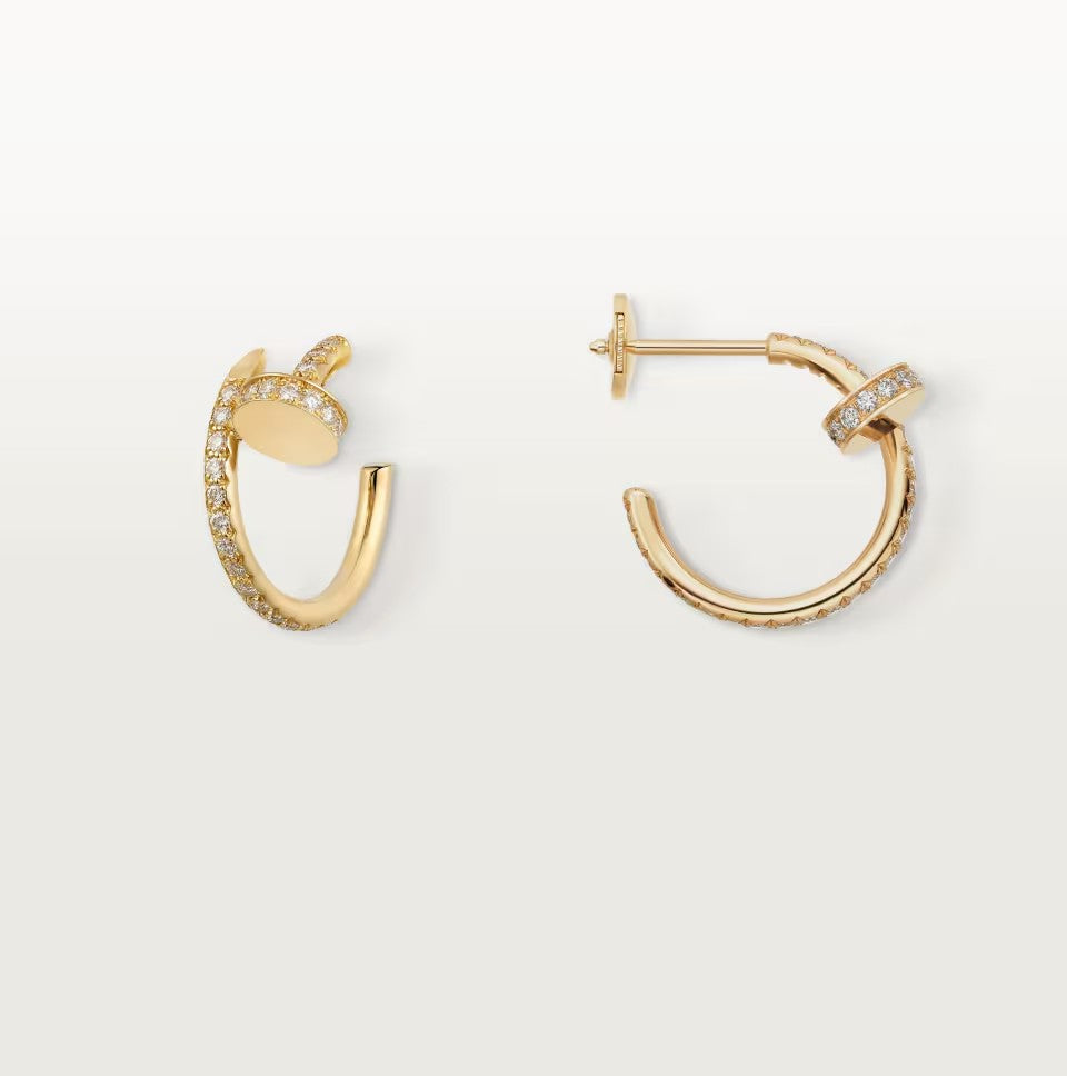 [Royal] JUSTE FULL DIAMOND SMALL EARRINGS