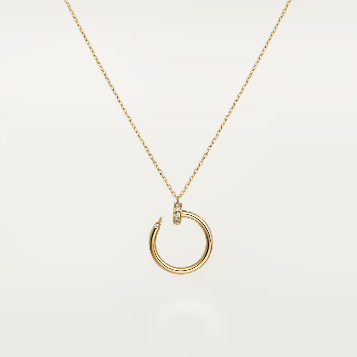 [Royal] JUSTE NECKLACE HALF DIAMOND