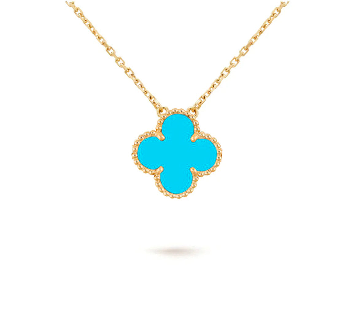 [Royal]CLOVER 15MM SINGLE FLOWER NECKLACE COLLECTION
