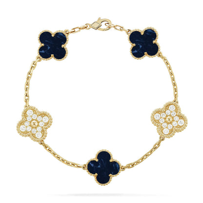 [Royal Jewellery]CLOVER 5 MOTIF PIETERSITE BRACELET COLLECTION