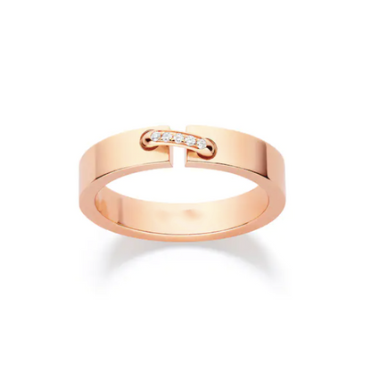 [Royal Jewellery]ALLIANCE LIENS VIDENCE DIAMOND 4MM RING