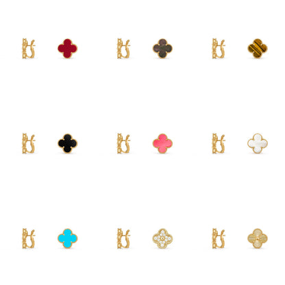 [Royal]CLOVER 15MM MOP EARRINGS COLLECTION