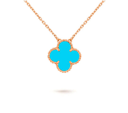 [Royal]CLOVER 15MM SINGLE FLOWER NECKLACE COLLECTION