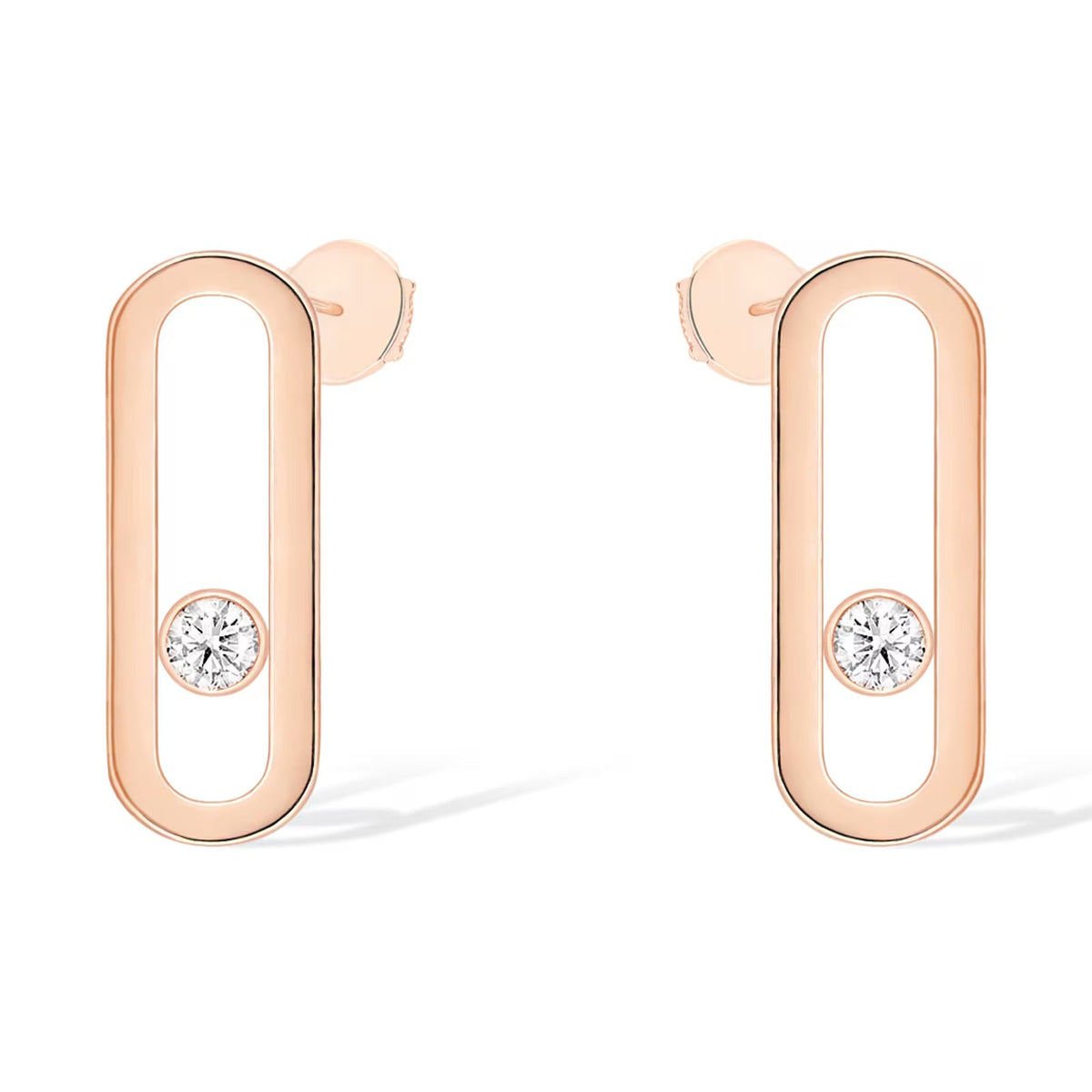 [Royal]MOVE UNO SMALL 1 DIAMOND EARRINGS