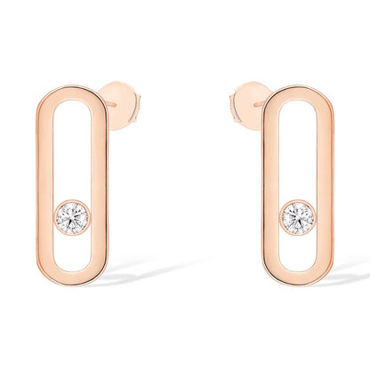[Royal]MOVE UNO SMALL 1 DIAMOND EARRINGS