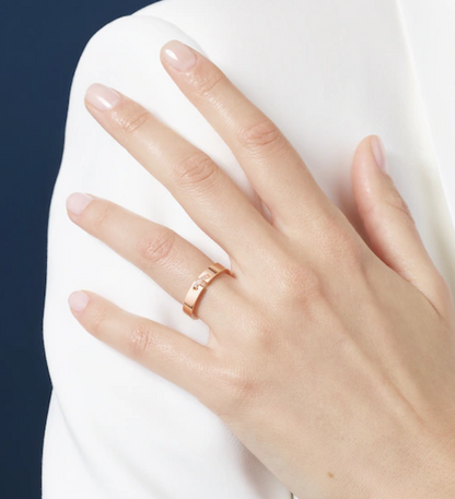 [Royal Jewellery]ALLIANCE LIENS VIDENCE DIAMOND 4MM RING