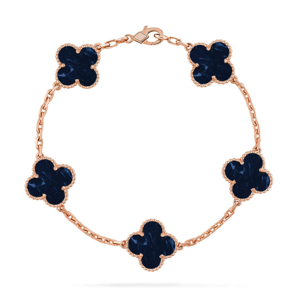 [Royal Jewellery]CLOVER 5 MOTIF PIETERSITE BRACELET COLLECTION