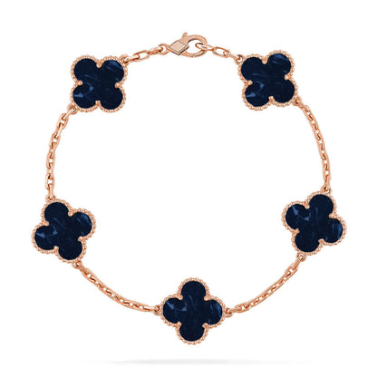 [Royal Jewellery]CLOVER 5 MOTIF PIETERSITE BRACELET COLLECTION
